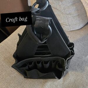 ❤️Black Canvas Craft Bag